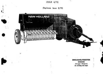 New Holland 274, 278, 286, 295, 366,  prasa katalog części