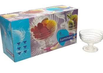Pucharki do lodów 6szt Luminarc Tropic