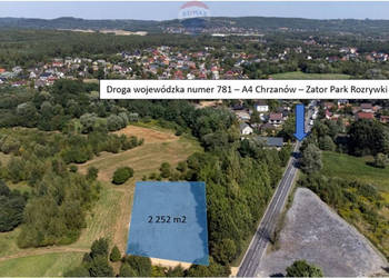 Działka 2252 m² blisko Park Rozrywki, Zator