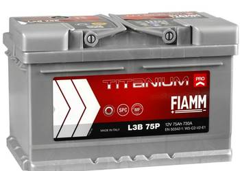 Akumulator 12V 75Ah 730A FIAMM TITANIUM PRO