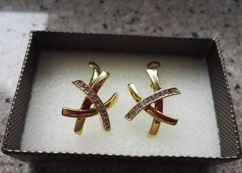 Kolczyki pozłacane.Nowe.Cena z przesyłką.