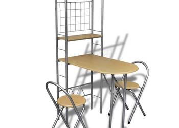 vidaXL Składany bar śniadaniowy z 2 krzesłami(SKU:241032)