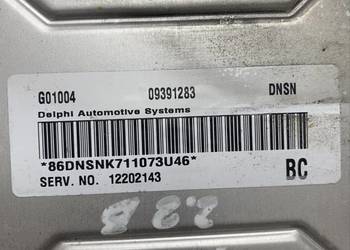 Opel astra G Bertone cabrio sterownik ECU 09391283