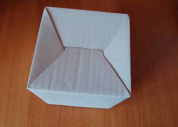 karton fasonowy jednostronnie biały 11x11x11