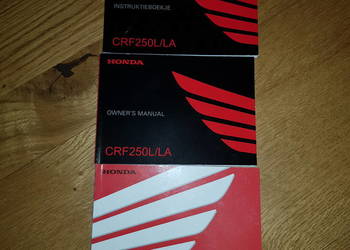 Honda CRF 250 L 2020 dokumentacja ksiazki obslugi ksiazka serwisowa