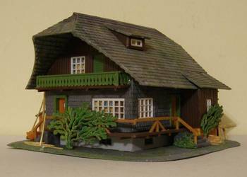 Domek nr.26, kolejka ,skala TT