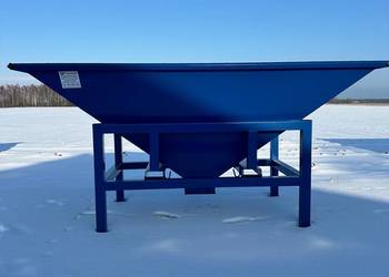 Kosz Zasypowy, kosz przyjęciowy , lejek, paczkarka, zasobnik 3m3 GWARANCJA