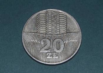 20 zł 1974r Wieżowiec i Kłosy Moneta PRL Starocia