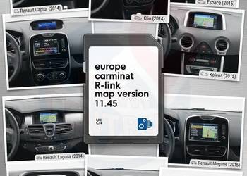 Renault TomTom R-Link 11.45 Mapy 2026/2027 Android Auto