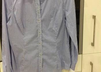 Koszula Taliowana Damska TRUSSARDI JEANS rozm S/M Niebieskie Paseczki