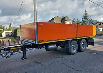 przyczepa do przewozu materiałów budowlanych budowlana tandem towarowa