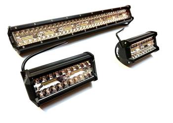 Zestaw 420W + 2 sztuki 120W lampa robocza halogen Led