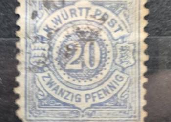 Niemcy WÜRTTEMBERG 1875