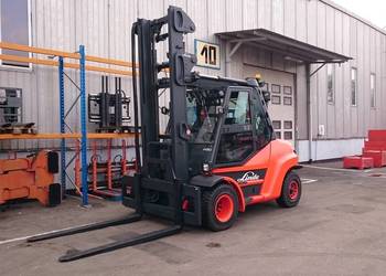 Wózek widłowy z Paletyzerem 8 Ton Linde H80T TEL. 695653051 Długie widły