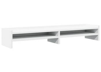 Podstawka pod monitor biała 100x24x16 cm WM-854724