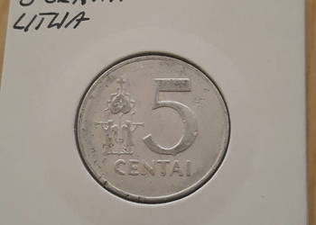 5 Centai Litwa 1991 r.