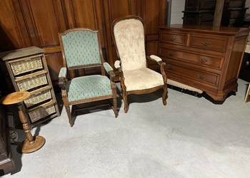 Piękny fotel w stylu Ludwika XV