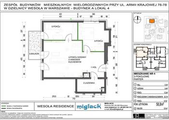 3 pokoje 60m2 Warszawa Wesoła ul. Armii Krajowej 76/78
