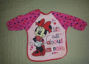 Śliniaczek fartuszek dla dziewczynki Disney Minnie