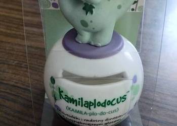Dino skarbonka z dinozaurem, nowa, Kamila, Kamilaplodocus