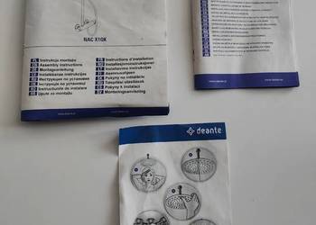 Deszczownica Arnika NAC01QK Deante błyszczący chrom - komplet