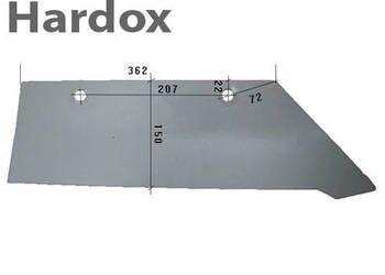 Lemiesz 300hektarów HARDOX 0227/P części do pługa RUMPTSTAD