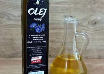 Olej Lniany Tłoczony Na Zimno 500ml