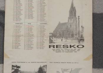 ( 324. ) Kalendarz Ścienny Resko ( 324. ) Kalendarz Ścienny Resko