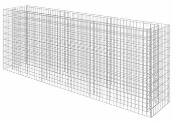 vidaXL Podwyższona donica gabionowa, galwanizowana stal(SKU:143562)