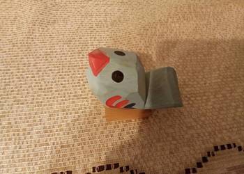 Ptaszek niebieski drewniany