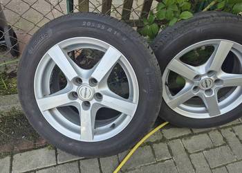 Aluminiowe felgi Enzo 16 do opla 5x110 z ładnymi oponami letnimi