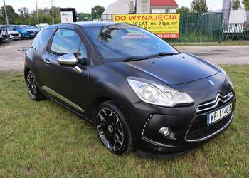 Citroen DS3 1.6 THP 156KM SalonCH Czarny Mat Szwajcar Full Wersja