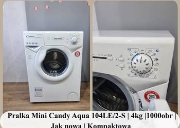 Pralka Mini Candy Aqua 104LE/2-S | 4kg |1000obr | Jak nowa | Kompaktowa