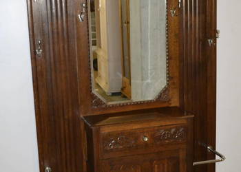 wieszak / garderoba artdeco . 1920 . dąb