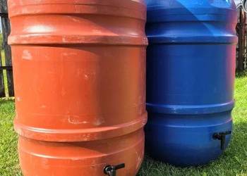 Beczka, 220L, zbiornik, z kranikiem, na paliwo, Tłuszcz