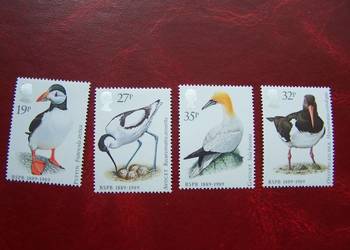 Wielka Brytania 1989 MNH Mi. 1185/88 Fauna Ptaki  a