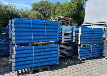 Regały regał magazynowy rama półkowa H250x55 do magazynu kontenera garażu