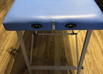 HABYS Stół do masażu Panda Al 60 cm niebieski + pokrowiec