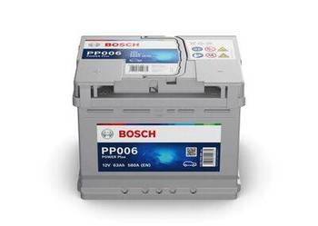 Akumulator 63Ah 580A Bosch  EN PP006 PRAWY PLUS