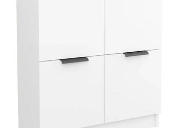 Szafka biała 60x30x70 cm materiał drewnopochodny WM-811097