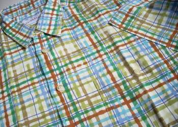 męska koszula wzór vintage J nowa L XL 90s