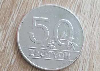 moneta 50 złotych rok 1990