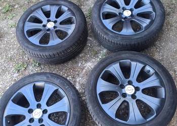 Koła felgi aluminiowe 17" 5x110 z oponami letnimi do opla Vectry C Signum