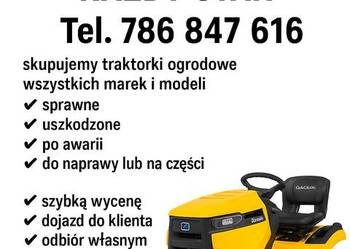SKUP TRAKTORKÓW DO TRAWY KOSIAREK * TRAKTORKI *KOSIARKI *TRAKTOREK