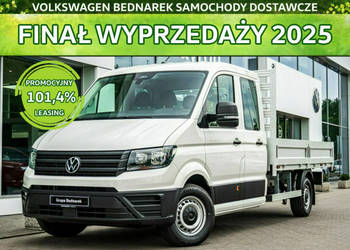 Volkswagen Crafter Skrzyniowy Doka z podwójną kabiną, 4490mm, 2.0 TDI 177 …
