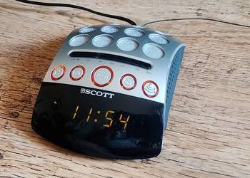 Radiobudzik Scott CX48 | Design Alberto Borgonovo | Stan BDB!