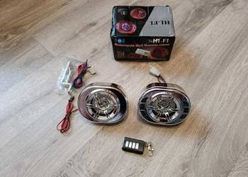 Radio Motocyklowe Głośnikami FM USB BLUETOOTH ALARM Radio Motocyklowe Głośnikami FM USB BLUETOOTH ALARM