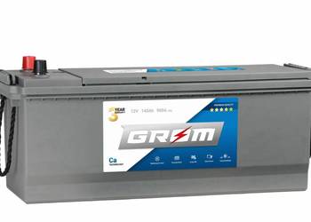 Akumulator 140Ah 900A GROM Premium LEWY PLUS