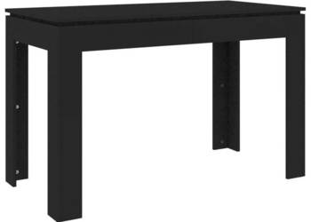 Stół jadalniany czarny 120x60x76 cm materiał drewnopochodny WM-800757