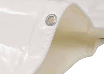 vidaXL Plandeka 650 g/m², 4 x 7 m, biała(SKU:43846)